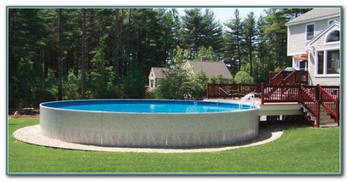 Semi Inground Pool With Deck - Pools : Home Decorating Ideas #g96zG9OlmB