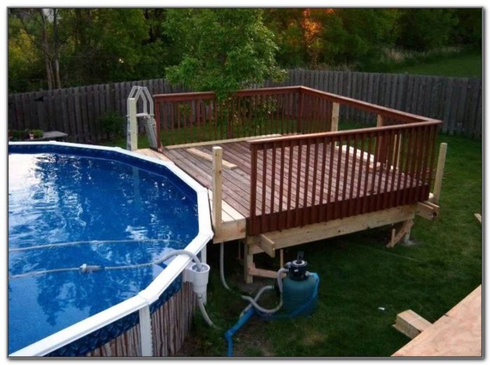 Above Ground Oval Pool Deck Designs - Decks : Home Decorating Ideas # ...