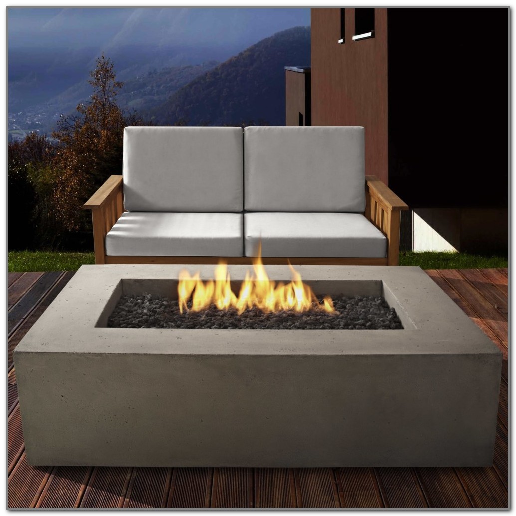 Propane Fire Pit Wood Deck Decks Home Decorating Ideas L96WjzxVv8