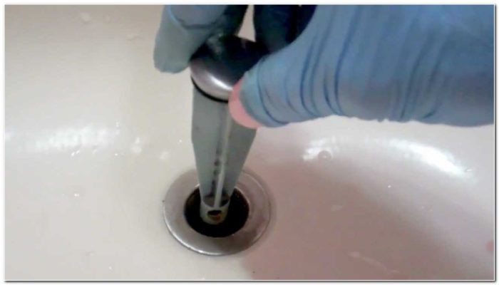 american standard bathroom sink drain removal