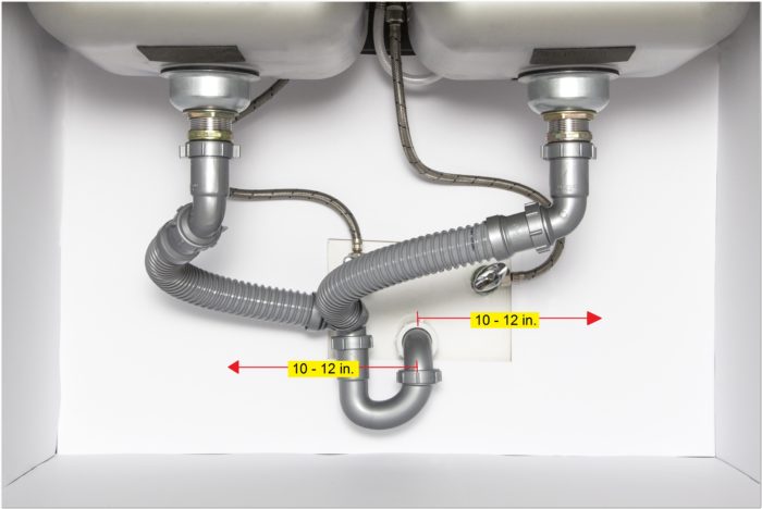 flexible drain pipe for bathroom sink