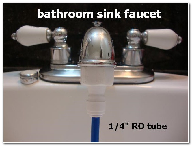 adapter plate for bathroom sink