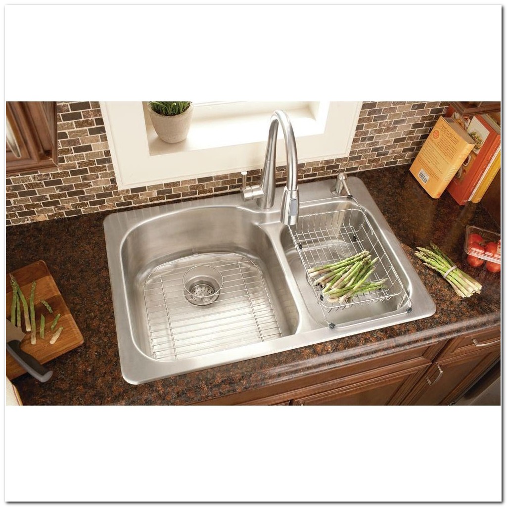 Glacier Bay Kitchen Sink Installation - Sink And Faucet : Home ...