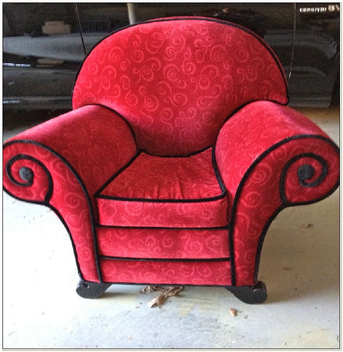 Blues Clues Upholstered Thinking Chair Red Velvet - Chairs : Home ...