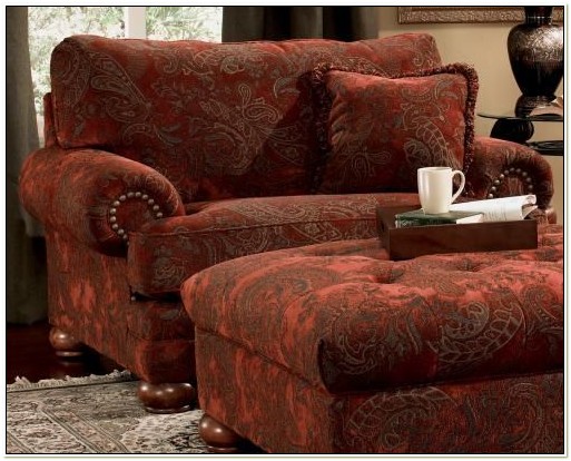 Big Overstuffed Chair With Ottoman - Chairs : Home Decorating Ideas #
