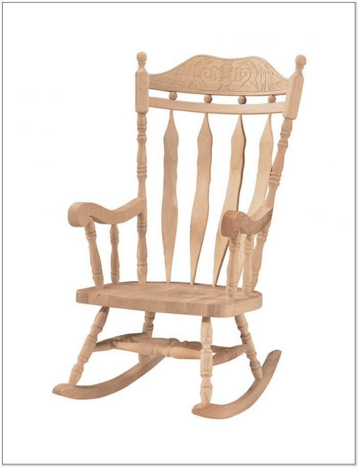 Unfinished Wooden Rocking Chairs - Chairs : Home Decorating Ideas