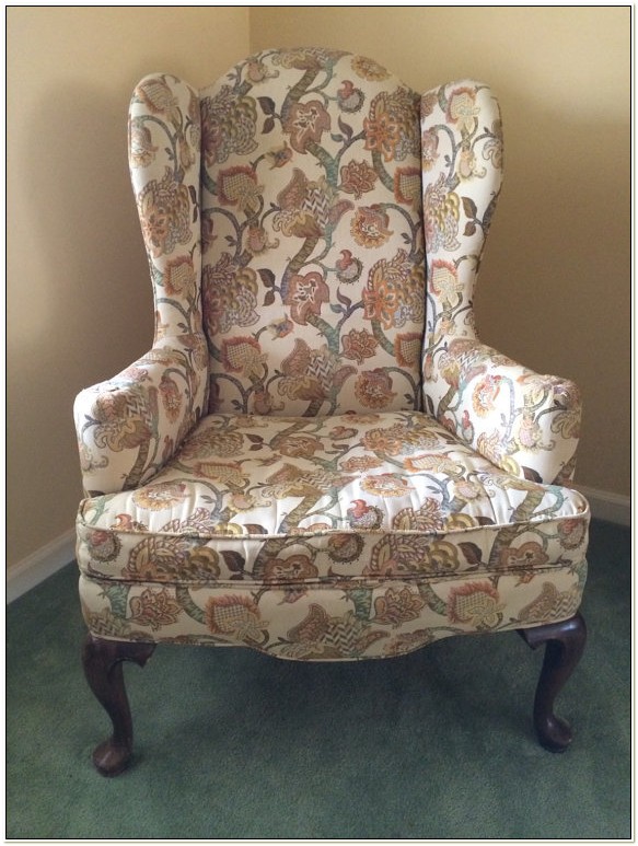 Vintage Ethan Allen Wingback Chair - Chairs : Home Decorating Ideas # ...